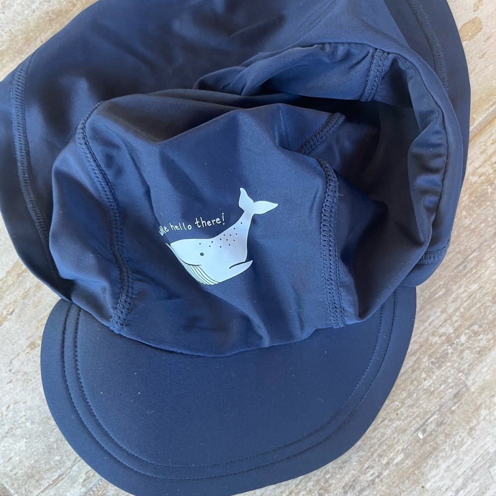 ☀️2/10$☀️ Navy Blue Whale Print Cap